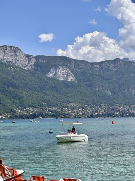 Lake Annecy boat