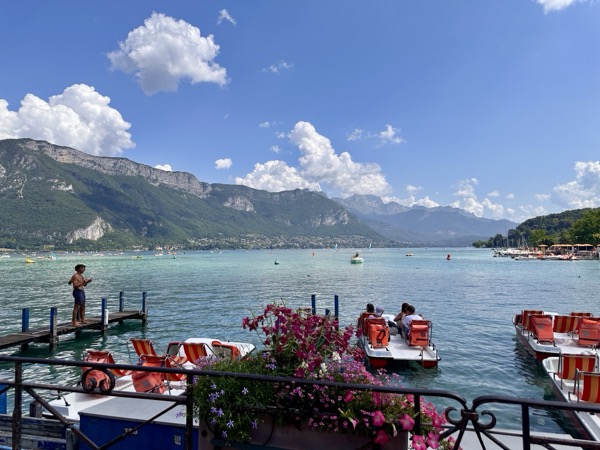 Lake Annecy pedal boats
