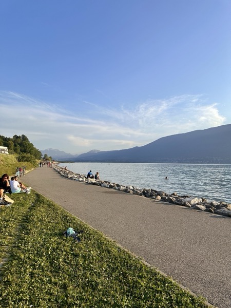 Lakeside promenade