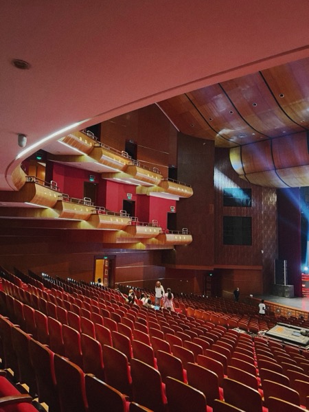 Auditorium interior in Dakar