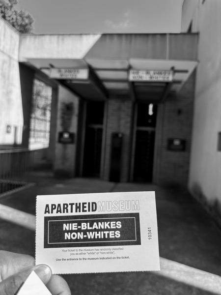 Apartheid Museum entrance