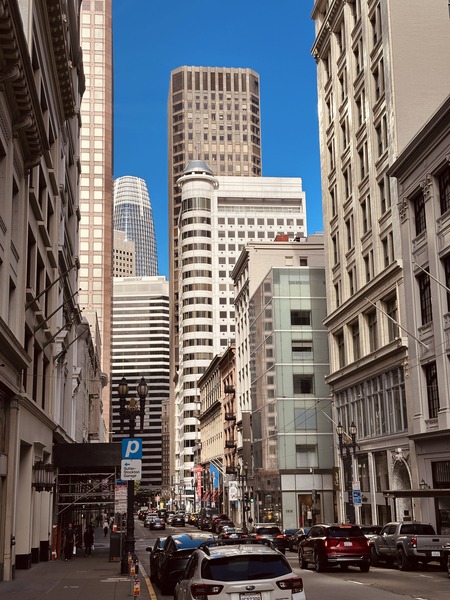 Downtown San Francisco street view