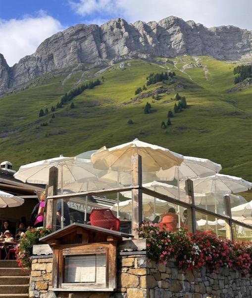 Alpine restaurant Switzerland